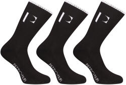 Pietro Filipi 3PACK șosete Pietro Filipi sport înalte negre (3POC3) XL (185273)