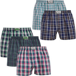 Styx 5PACK boxeri largi bărbați Styx elastic clasic multicolori (5A3078901) L (185641)