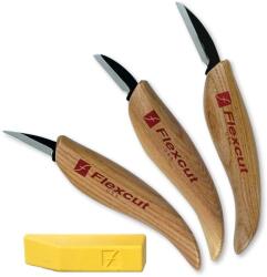 Flexcut Set cutite de sculptura pentru incepatori KN500E, Flexcut (KN500E)