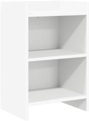 vidaXL Mese de noptiera Alb 40 x 30 x 60 cm Lemn prelucrat GartenMobel Dekor (8010995)