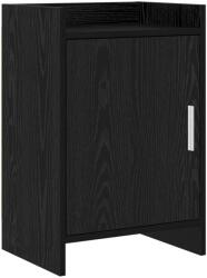 vidaXL Mese de noptiera Stejar Negru 40 x 30 x 60 cm Lemn prelucrat GartenMobel Dekor (8011013)