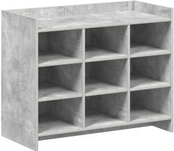 vidaXL Dulap pentru pantofi Gri Beton 85 x 39, 5 x 70 cm Lemn prelucrat GartenMobel Dekor (8011366) Pantofar