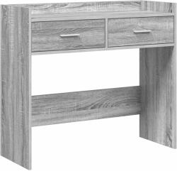 vidaXL Masa de consola Sonoma gri 90 x 35 x 80 cm Lemn prelucrat GartenMobel Dekor (8011304)