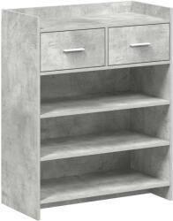 vidaXL Dulap pentru pantofi Gri Beton 73, 5 x 36 x 92 cm Lemn prelucrat GartenMobel Dekor (8011326) Pantofar