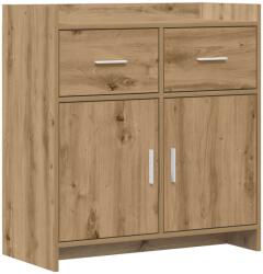 vidaXL Bufet Stejar Artizanal 75 x 36 x 80 cm Lemn prelucrat GartenMobel Dekor (8011122) Comoda