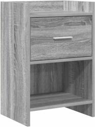 vidaXL Mese de noptiera Sonoma gri 40 x 30 x 60 cm Lemn prelucrat GartenMobel Dekor (8010989)