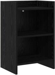 vidaXL Mese de noptiera Stejar Negru 40 x 30 x 60 cm Lemn prelucrat GartenMobel Dekor (8010997)