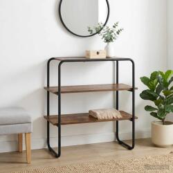 vidaXL Masa de consola Stejar fumuriu 80 x 41 x 75 cm Lemn prelucrat GartenMobel Dekor (8007535)