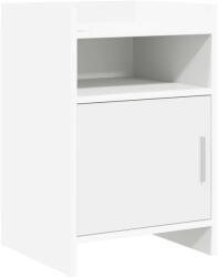 vidaXL Mese de noptiera Alb 40 x 36 x 60 cm Lemn prelucrat GartenMobel Dekor (8011035)