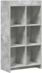 vidaXL Biblioteca Gri Concret 59 x 30 x 111 cm Lemn prelucrat GartenMobel Dekor (8011286) Biblioteca