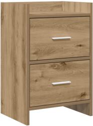 vidaXL Mese de noptiera Stejar Artizanal 40 x 30 x 60 cm GartenMobel Dekor (8010977)