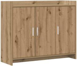 vidaXL Bufet Stejar Artizanal 98, 5 x 33 x 80 cm Lemn prelucrat GartenMobel Dekor (8011130) Comoda