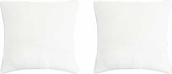 vidaXL Perna 2 pcs Alb 50 x 50 cm Fibra de bambus GartenMobel Dekor (42042031)