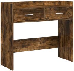 vidaXL Masa de consola Stejar fumuriu 90 x 35 x 80 cm Lemn prelucrat GartenMobel Dekor (8011303)