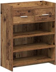 vidaXL Dulap pentru pantofi cu sertar Lemn vechi 73, 5 x 36 x 92 cm GartenMobel Dekor (8011329) Pantofar