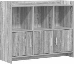 vidaXL Bufet Sonoma gri 98, 5 x 33 x 80 cm Lemn prelucrat GartenMobel Dekor (8011144) Comoda