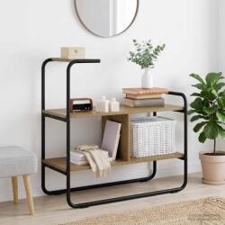 vidaXL Masa de consola Stejar Artizanal 80 x 35 x 75 cm Lemn prelucrat GartenMobel Dekor (8007562)