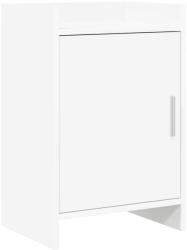 vidaXL Mese de noptiera Alb 40 x 30 x 60 cm Lemn prelucrat GartenMobel Dekor (8011011)