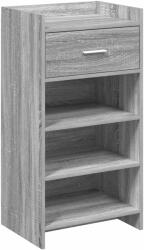 vidaXL Dulap pentru pantofi Sonoma gri 48 x 36 x 92 cm Lemn prelucrat GartenMobel Dekor (8011352) Pantofar