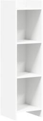 vidaXL Biblioteca Alb 30 x 30 x 111 cm Lemn prelucrat GartenMobel Dekor (8011275) Biblioteca