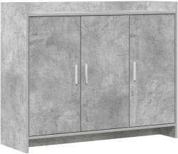 vidaXL Bufet Gri Beton 98, 5 x 33 x 80 cm Lemn prelucrat GartenMobel Dekor (8011126) Comoda