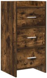 vidaXL Bufet Stejar fumuriu 40 x 36 x 80 cm Lemn prelucrat GartenMobel Dekor (8011063) Comoda
