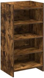 vidaXL Dulap pentru pantofi Stejar fumuriu 48 x 36 x 92 cm GartenMobel Dekor (8011343) Pantofar