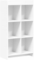 vidaXL Biblioteca Alb 59 x 30 x 111 cm Lemn prelucrat GartenMobel Dekor (8011283) Biblioteca