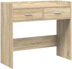 vidaXL Masa de consola Stejar Sonoma 90 x 35 x 80 cm Lemn prelucrat GartenMobel Dekor (8011301)
