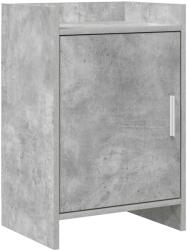 vidaXL Mese de noptiera Gri Beton 40 x 30 x 60 cm Lemn prelucrat GartenMobel Dekor (8011017)