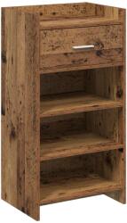vidaXL Dulap pentru pantofi Lemn vechi 48 x 36 x 92 cm Lemn prelucrat GartenMobel Dekor (8011353) Pantofar