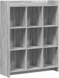 vidaXL Biblioteca Sonoma gri 87, 5 x 30 x 111 cm Lemn prelucrat GartenMobel Dekor (8011296) Biblioteca