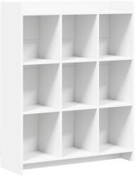 vidaXL Biblioteca Alb 87, 5 x 30 x 111 cm Lemn prelucrat GartenMobel Dekor (8011291) Biblioteca