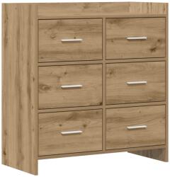 vidaXL Bufet Stejar Artizanal 75 x 33 x 80 cm Lemn prelucrat GartenMobel Dekor (8011106) Comoda