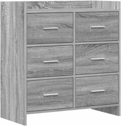 vidaXL Bufet Sonoma gri 75 x 33 x 80 cm Lemn prelucrat GartenMobel Dekor (8011104) Comoda
