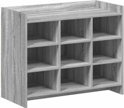 vidaXL Dulap pentru pantofi cu depozitare Sonoma gri 85 x 39, 5 x 70 cm GartenMobel Dekor (8011368) Pantofar