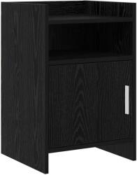 vidaXL Mese de noptiera Stejar Negru 40 x 36 x 60 cm Lemn prelucrat GartenMobel Dekor (8011037)