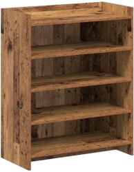 vidaXL Dulap pentru pantofi cu depozitare Lemn vechi 73, 5 x 36 x 92 cm GartenMobel Dekor (8011321) Pantofar