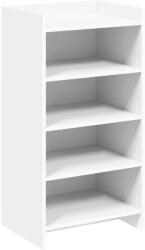 vidaXL Dulap pentru pantofi Alb 48 x 36 x 92 cm Lemn prelucrat GartenMobel Dekor (8011339) Pantofar