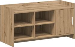 vidaXL Dulap pentru pantofi cu usa Stejar Artizanal 100 x 39, 5 x 51 cm GartenMobel Dekor (8011362) Pantofar