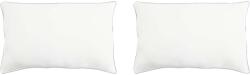 vidaXL Perna 2 pcs Alb 40 x 80 cm Fibra de bambus GartenMobel Dekor (42042030)