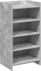 vidaXL Dulap pentru pantofi Gri Beton 48 x 36 x 92 cm Lemn prelucrat GartenMobel Dekor (8011342) Pantofar