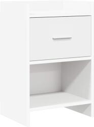 vidaXL Mese de noptiera Alb 40 x 30 x 60 cm Lemn prelucrat GartenMobel Dekor (8010979)