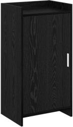 vidaXL Dulap pentru pantofi cu depozitare Stejar Negru 48 x 36 x 92 cm GartenMobel Dekor (8011332) Pantofar