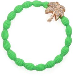 By Eloise London Gold Bling Palm Tree Elastice de păr pentru femei culoare Neon Green