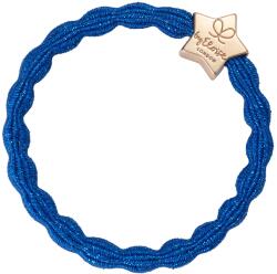 By Eloise London Metallic Gold Star Elastice de păr pentru femei culoare Royal Blue