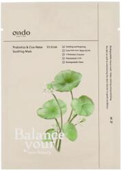 Ondo Beauty 36.5 TO-DAK Probiotics & Cica Water Soothing Mask 25 g Masca de fata