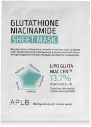 APLB Glutathione Niacinamide Sheet Mask 25 ml - parfimo Masca de fata