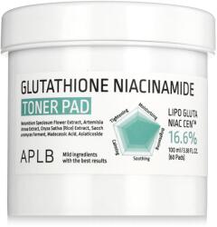 APLB Glutathione Niacinamide Toner Pad Loțiuni și ape termale 60 buc Masca de fata