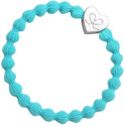 By Eloise London Silver Heart culoare Neon Blue